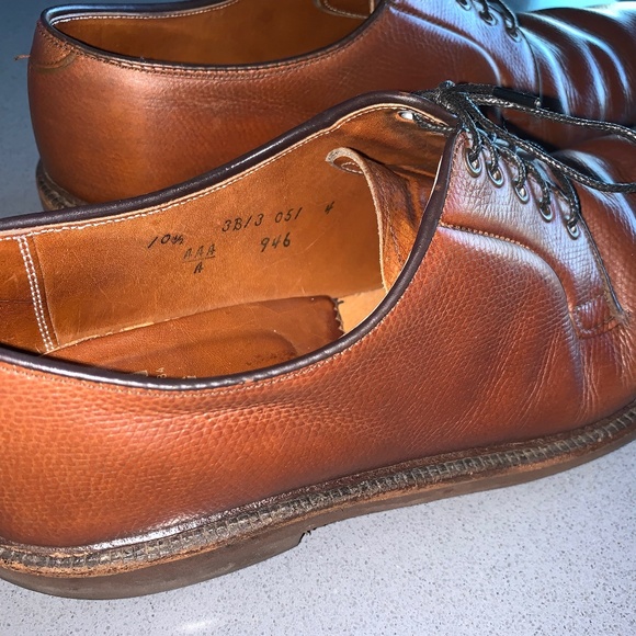 Alden 946 Brown Alpine Grain Plain Toe Bloucher 10 main image 5